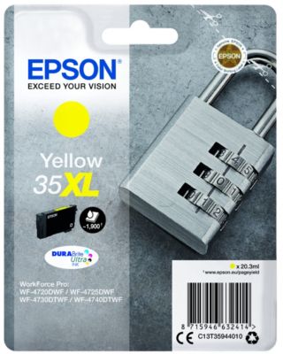 Cartouche d'encre EPSON T3594 Jaune XL Série Cadenas