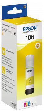 Cartouche d'encre EPSON Ecotank Bouteille 106 Jaune