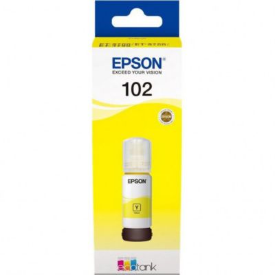 Cartouche d'encre EPSON Ecotank Bouteille 102 Jaune