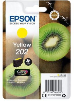 Cartouche d'encre EPSON 202 Jaune Série Kiwi