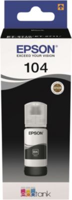 Cartouche d'encre EPSON Ecotank Bouteille 104 noire