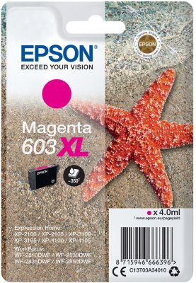 Cartouche d'encre EPSON 603XL Magenta Etoile de mer