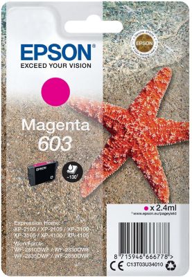 Cartouche d'encre EPSON 603 Magenta Etoile de Mer