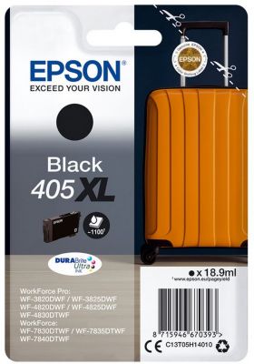 Cartouche d'encre EPSON 405 XL Valise Noire