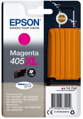 Cartouche d'encre EPSON 405 XL Valise Magenta