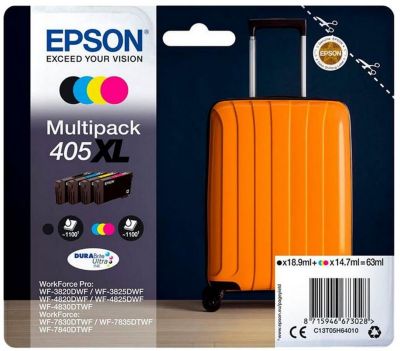 Cartouche d'encre EPSON Pack XL 405 Valise 4 couleurs