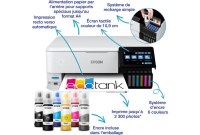 Imprimante jet d'encre EPSON EcoTank ET-8500