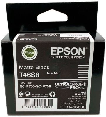 Cartouche d'encre EPSON T46S8 Mate Noir
