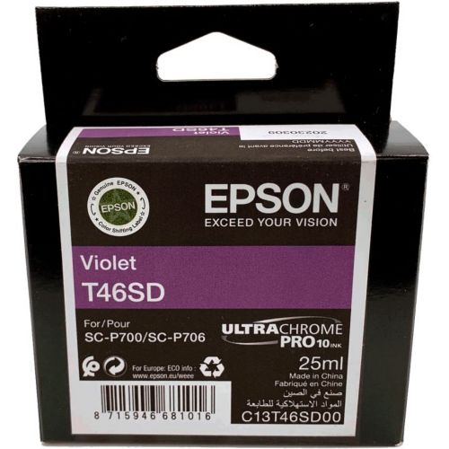 Epson T46S6 Vivid light magenta - Cartouche Encre UltraChrome Pro 10 SC-P700