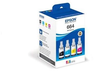 Cartouche d'encre EPSON Ecotank Bouteille Serie 664 - 4 Couleurs