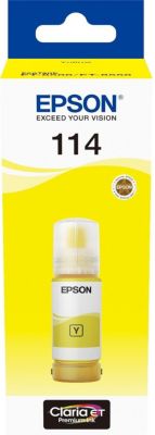 Cartouche d'encre EPSON Ecotank Bouteille 114 Jaune