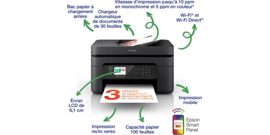 Multi Jet d'enc EPSON WorkForce WF-2950D