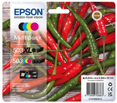 Cartouche d'encre EPSON 503  XLBk / STD Couleur Serie Pimen