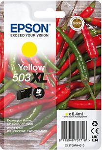 Pack 4 Cartouches d'encre Compatible avec Epson 503 XL Piment Noir Cyan  Magenta Jaune - Cartouche d'encre - Achat & prix