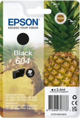 Cartouche d'encre EPSON 604 Serie Ananas Noir