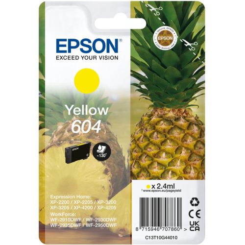 Cartouche compatible Epson 603 Etoile de mer - Lot de 2 packs de 4 - noir,  cyan, magenta, jaune - Switch Pas Cher