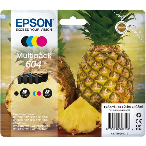 Encre 65 ml Rechargeable Cartouches Epson 104 EcoTank Epson Multipack  original