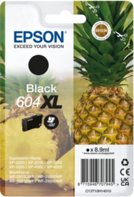 Cartouche d'encre EPSON 604XL Serie Ananas Noir