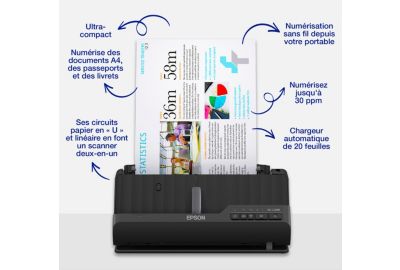 Scanner à défilement EPSON ES-C320W