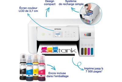Imprimante jet d'encre EPSON EcoTank ET 2876