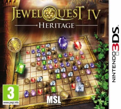 Jeu 3DS JUST FOR GAMES Jewel Quest 4 Heritage  3DS
