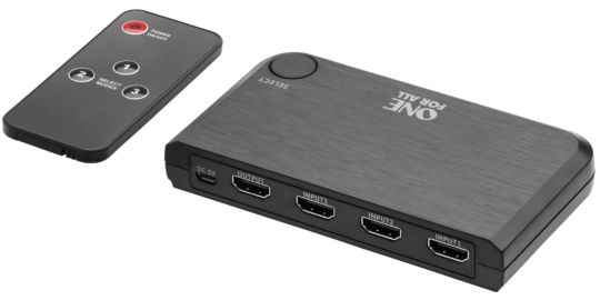 Switch HDMI ONE FOR ALL HDMI TV 3 entrees 4K