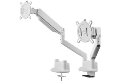 Support mural ONE FOR ALL Dual Arm blanc 13-35 pouces Orientable e