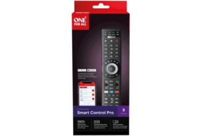 Télécommande ONE FOR ALL Universelle Smart Control Pro 8en1