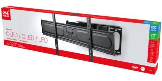 Support mural TV ONE FOR ALL TV Solid Jumbo - Orientable 42 120 pouce