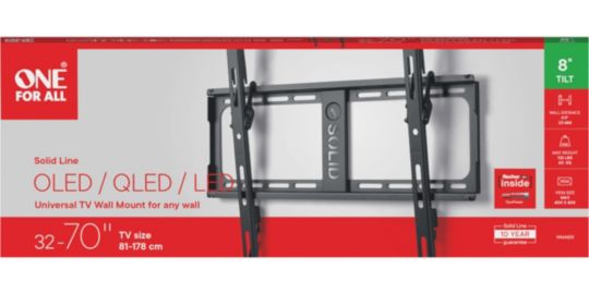 Support mural TV ONE FOR ALL TV Solid inclinable 32