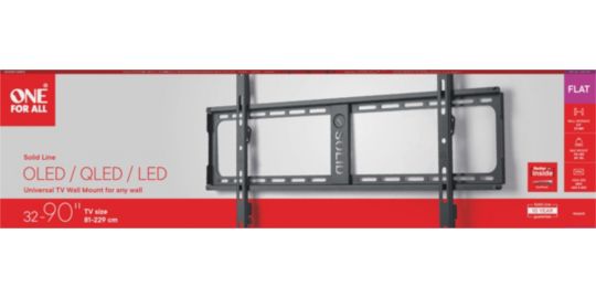 Support mural TV ONE FOR ALL TV Solid inclinable 32
