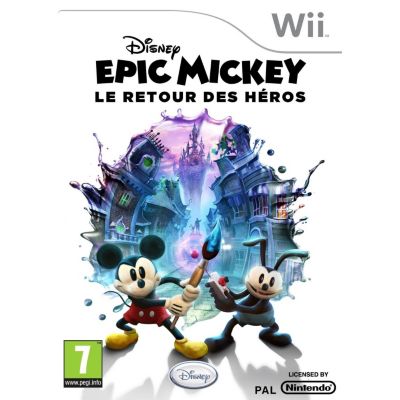 Jeu Wii DISNEY Epic Mickey 2 Le Retour des Héros Reconditionné Jeu Wii DISNEY Epic Mickey 2 Le Retour des Héros Reconditionné