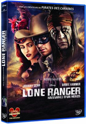 DVD Disney LONE RANGER, NAISSANCE D'UN HEROS