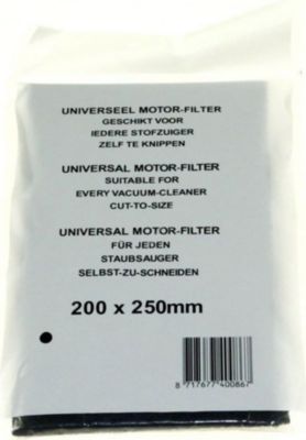 Kit de réparation DIVERS filtre moteur universel 200 x 250 mm