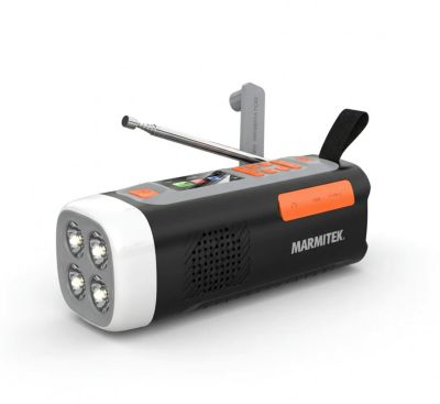 Radio DAB MARMITEK de survie RESQ 200 avec batterie noire