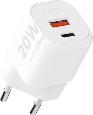 Chargeur XTORM Xtorm ULTRA-WALL 20W GaN2 Blanc