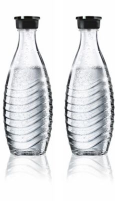 Lot de 2 bouteilles SodaStream 1L compatible lave-vaisselle (Transparent) à  prix bas