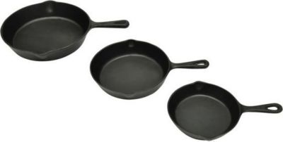 Poêle grill VIDAXL Noir