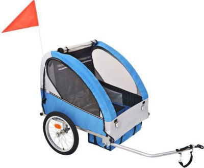 Remorque VIDAXL Acier  Bleu