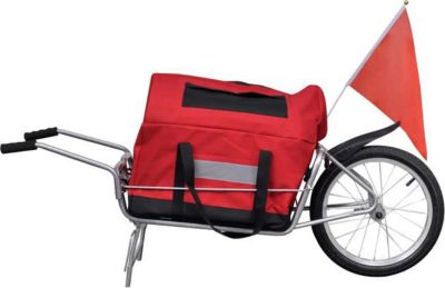 Remorque VIDAXL Acier Rouge