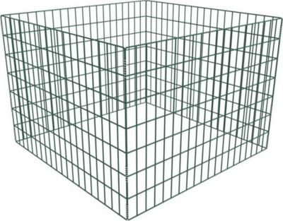 Composteur de cuisine VIDAXL Acier Vert