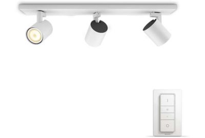 Lampe PHILIPS Runner Hue 3x Spot Blanc + télécommande