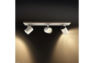 Lampe PHILIPS Runner Hue 3x Spot Blanc + télécommande