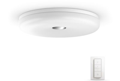 Lampe PHILIPS Struana plafonnier blanc