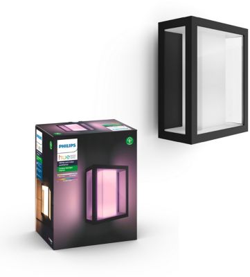 Applique murale PHILIPS HUE W&C IMPRESS Grand Modèle Noir Ext