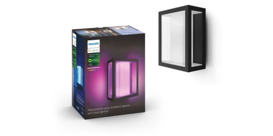 Applique murale PHILIPS HUE W&C IMPRESS Grand Modèle Noir Ext