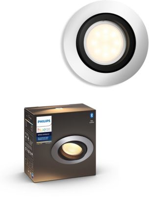 Ampoule PHILIPS Hue Milliskin Spot rond encastré Chrome