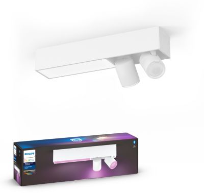 Plafonnier PHILIPS HUE W&C CENTRIS x2 Blanc