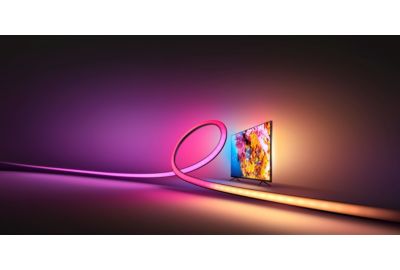 Ruban LED PHILIPS HUE W&C Lightstrip Play Gradient TV 75''