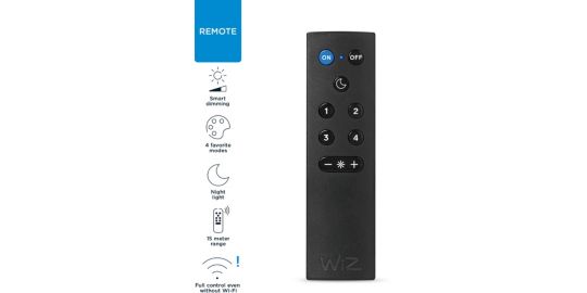 Télécommande WIZ Remote Control w/batteries